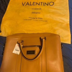 Valentino Leather briefcase